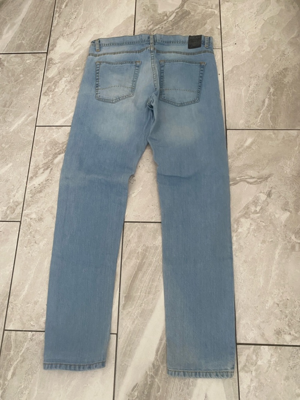 ZARA MAN Mens Light Wash Denim Slim Fit Jeans | 32 - Picture 9 of 13